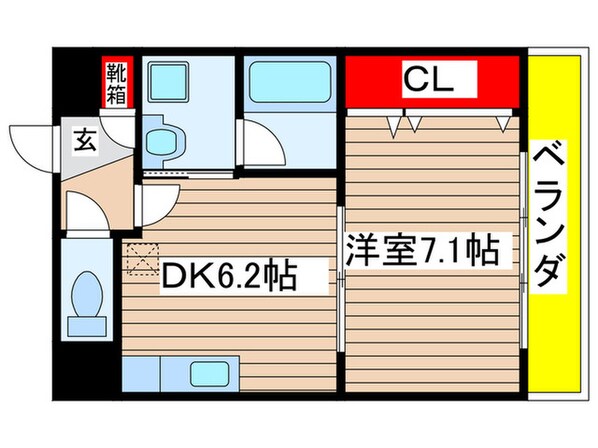 グレース サワの物件間取画像